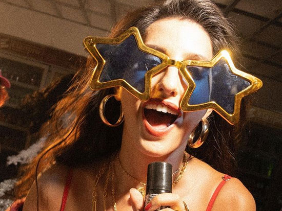 Captivating Looks Of Nora Fatehi In Colorful Outfit